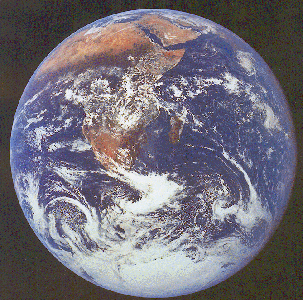 Planet Earth from Apollo 17