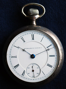 Non-Magnetic Watch Co. of America Model 2, mfg. by Peoria Watch Co, circa 1890